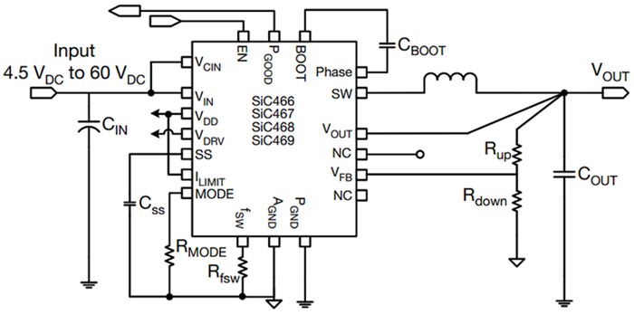 Vishay / Siliconix SIC466/SIC467/SIC468/SIC469 microBUCK Regulators